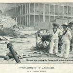 Самая короткая война в истории — Англо-занзибарская — произошла 27 августа 1896 года между Великобританией и султанатом Занзибар. Длилась 38 минут, всего погибло около 570 человек с занзибарской стороны, с британской же был легко ранен один младший офицер. Фото: Британские морские пехотинцы позируют на фоне захваченной занзибарской пушки после занятия султанского дворца в г. Занзибаре, автор: Richard Dorsey Mohun (1865-c.1915)